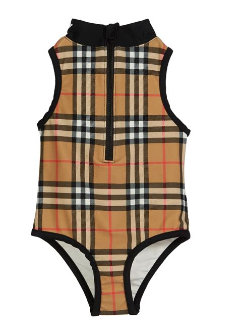 burberry siera check one-piece swimsuit|Burberry Siera Check One.